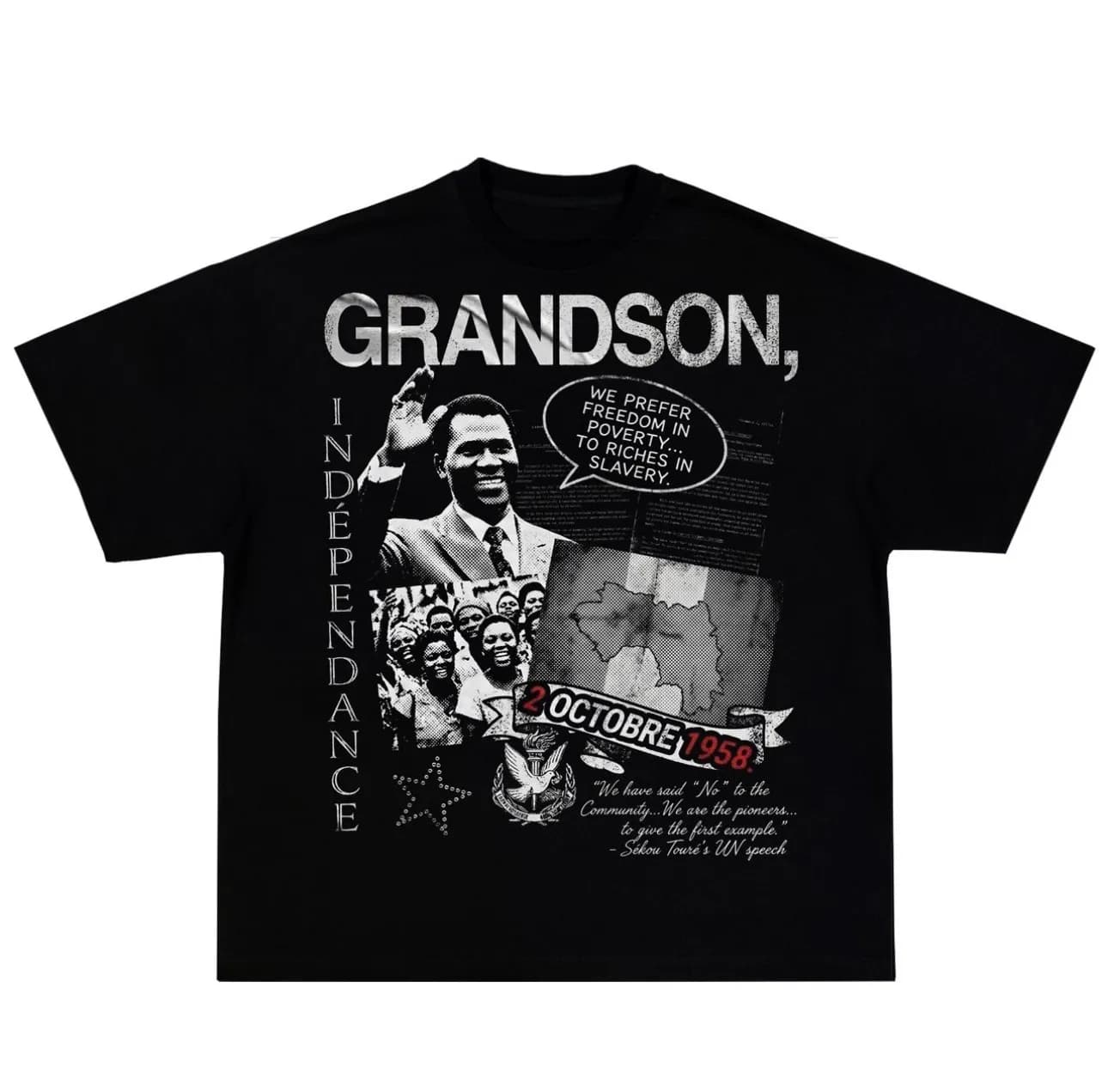 Indépendance t-shirt grandson